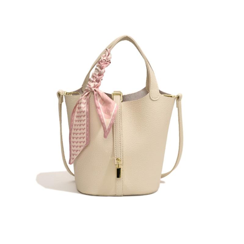 Street trend fashion hand carrying bucket bag women's new simple and versatile single shoulder casual messenger bag