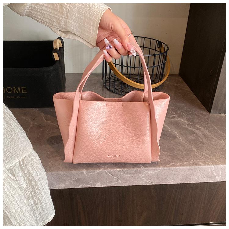 Spring fashion portable vegetable basket bag bag niche hand bucket bag versatile women's shoulder messenger bag