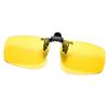 Nighttime Glasses Sunglasses Attaches Over UV for Night Driving and Yellow Lens [MMOWQEA] Clip-on, Flip-up Style, Glasses, Protection,