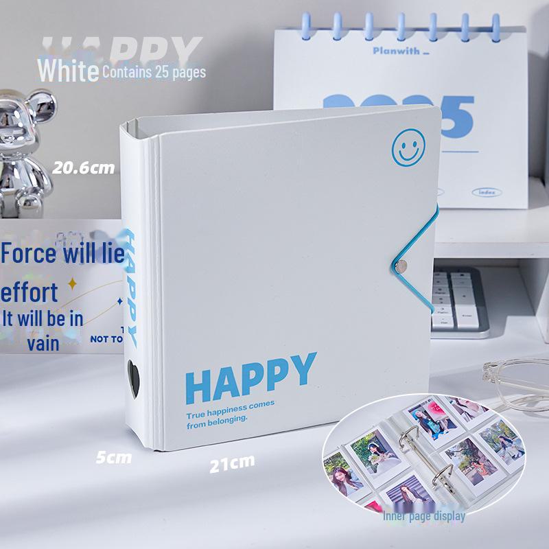 Stjernejakt A4 Fotoalbum: Stor kapasitet, DIY-skall, 9 eller 4 rutenett-alternativer for kort og polaroider.