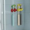 Self Adhesive Silicone Toothbrush Holder Space Saving Plug Storage Rack Razor Holder  For Bathroom