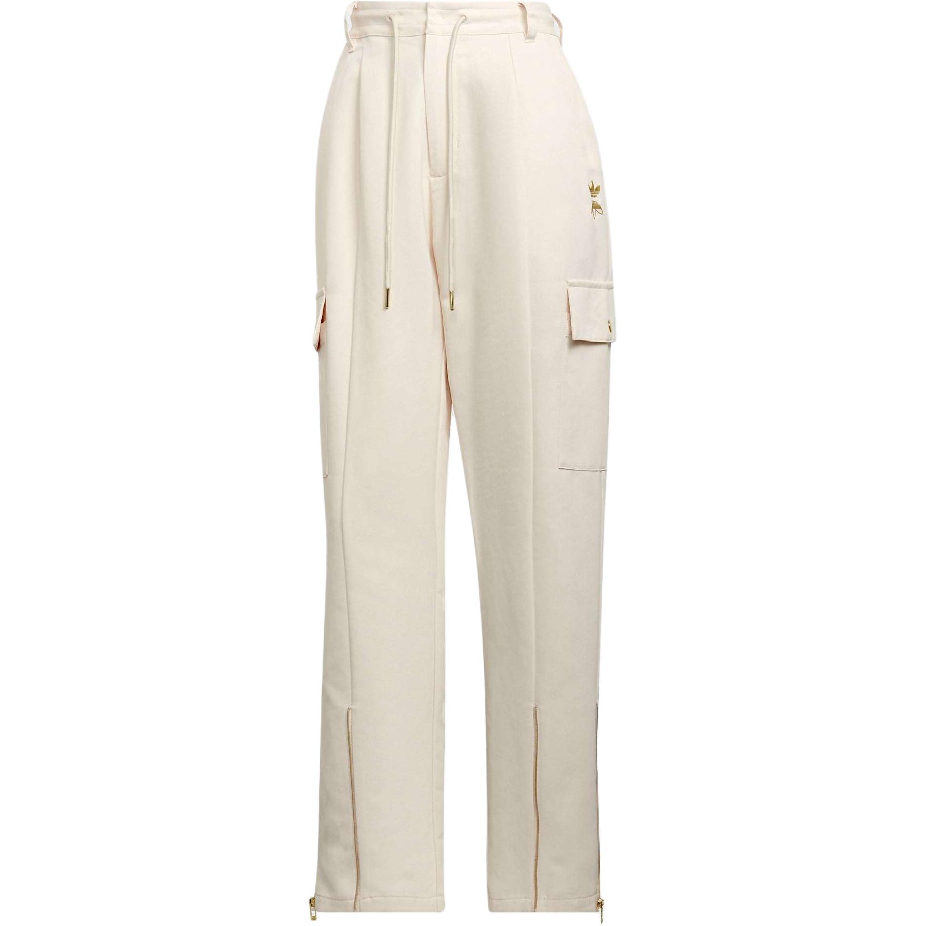 Adidas Originals CARGO PANTS Knitted Sweatpants Women s Ecru HG6675 34