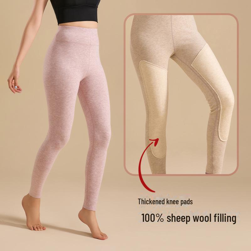 

Брюки из смеси хлопка, кашемира и шелка: Мужская и женская зимняя теплая одежда с бархатной подкладкой Kneepad, XL