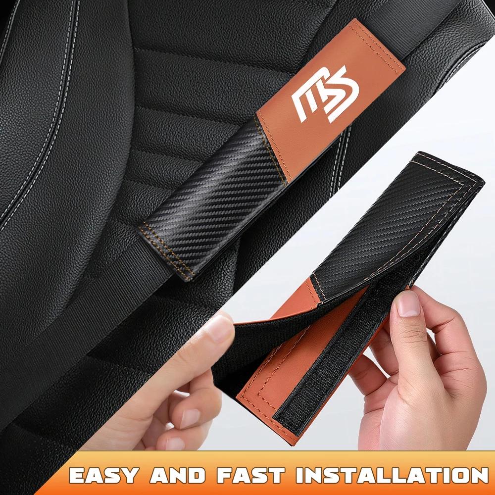 2025 Hot Car Safety Belt Shoulder Cover Seatbelt Protection Pad Accessories For Mazda 2 3 5 CX3 CX5 Axela CX30 Atenza Demio CX7
