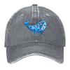 Whimsical Whale for Anita Iowa Baseball Cap Sunscreen Golf Derby Hat Sailor Cap for Unisex Hats For Women Unisexs