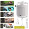 Tiny Portable Ultra-Mini Air Pump USB Inflation Deflation Pump With 1200mAh Battery For Pool Floats Vacuum Storage Bags