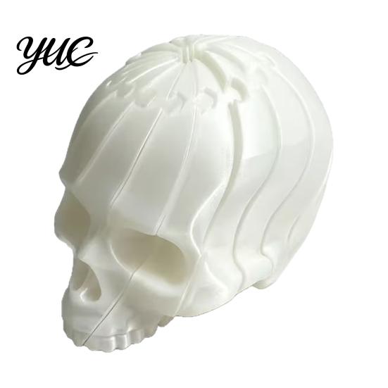 Creative Home Table Craft 3D Printed Skull Figurine, Desktop Fidget Toy, Decompression Sensory Festival Gift for Collectors Toy Halloween Party
