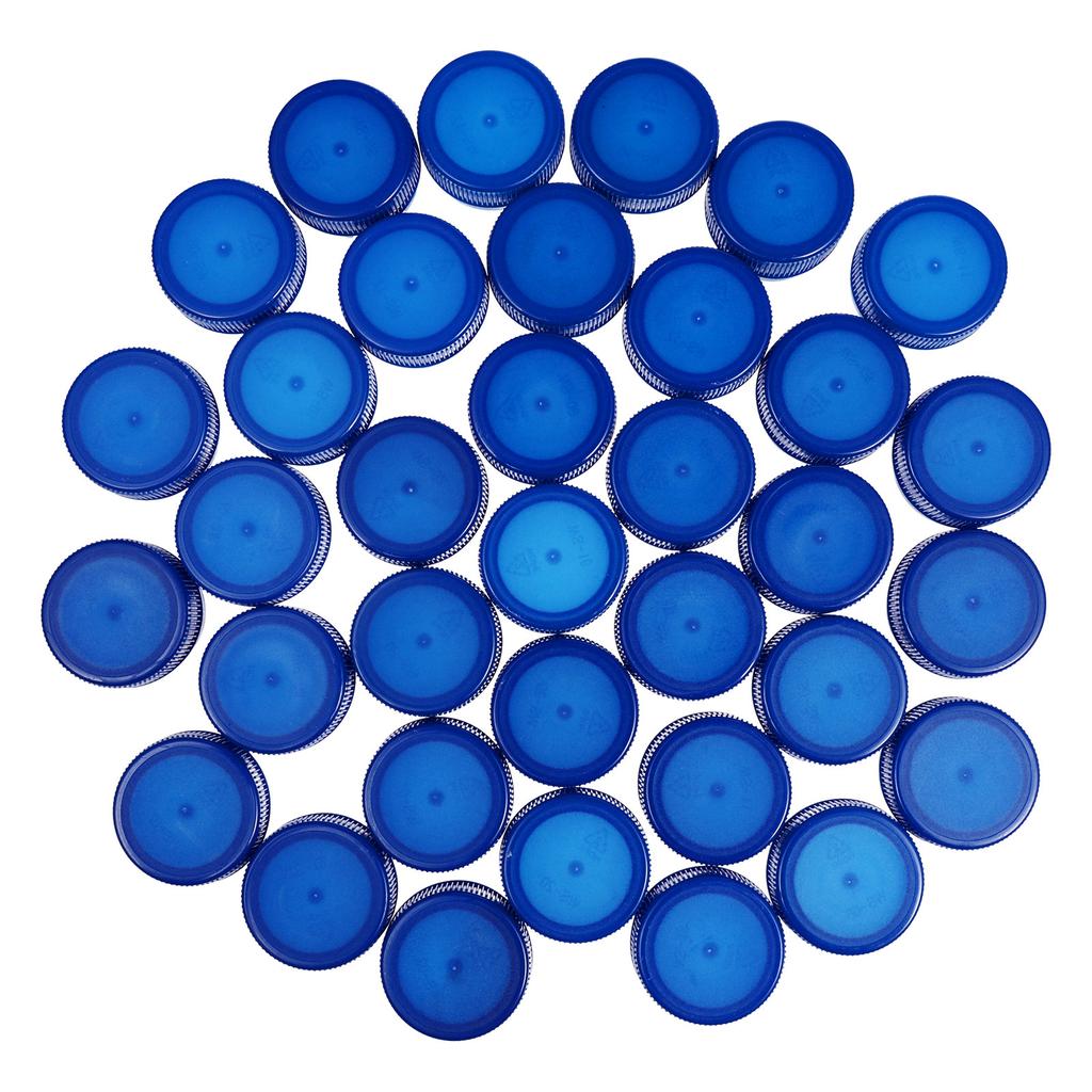 100 Piezas Tapas de Botella de Plástico Coloridas DIY Manualidades Infantiles Cubiertas Seguras Reutilizables Educación en el Hogar Kindergarten Materiales de Arte