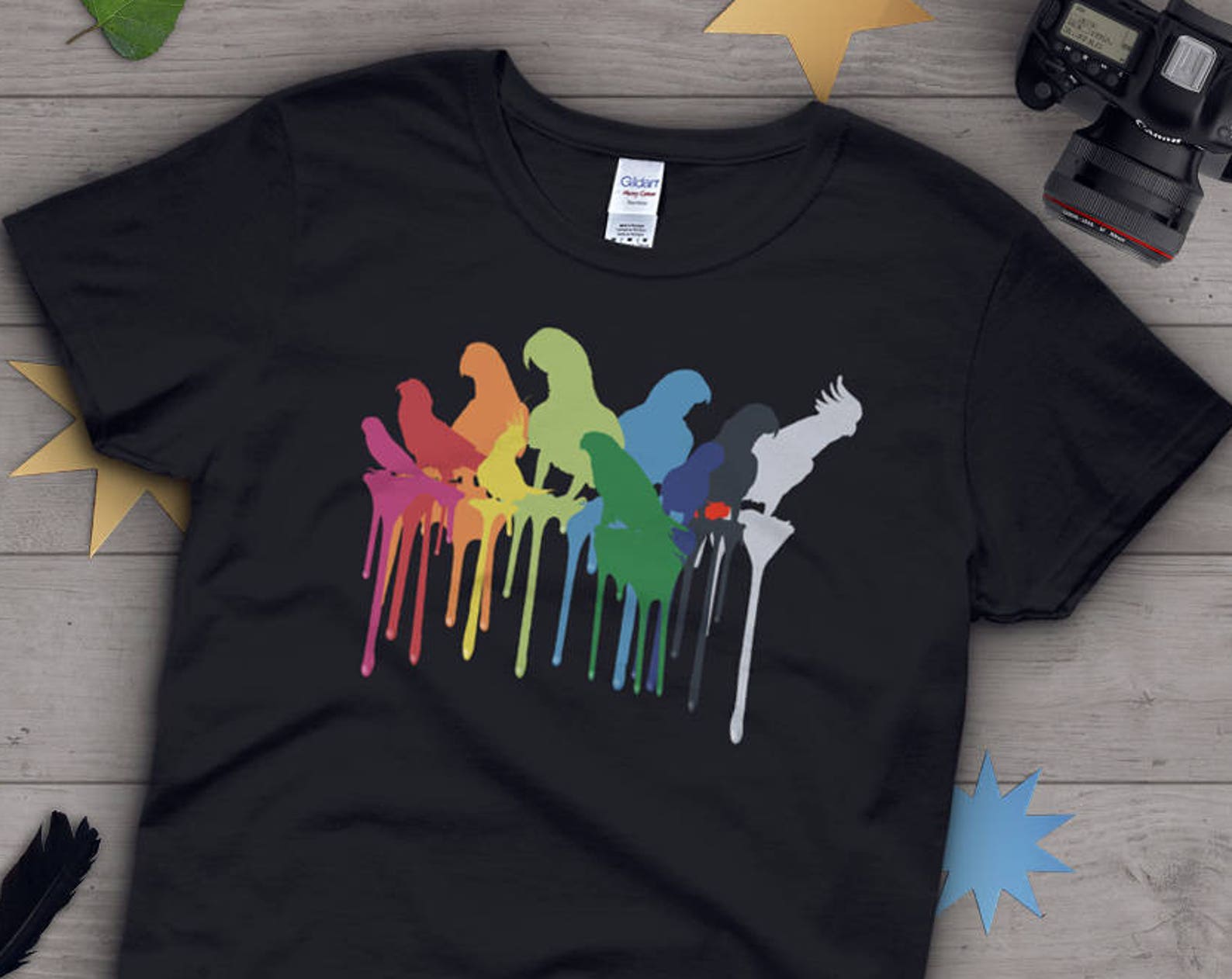 Parrot Shirt,  , Parrot Lover Gift, Cute Bird T-shirt, Macaw Parakeet Cockatiel Amazon African Grey Conure Quaker Cockatoo Lorikeet 160
