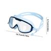 Kids Swimming Goggles Anti-UV No Leaking Pool Eyewear for Boys and Girls Anti-fog No Nose Bridge Design Swimming Eyeglasses