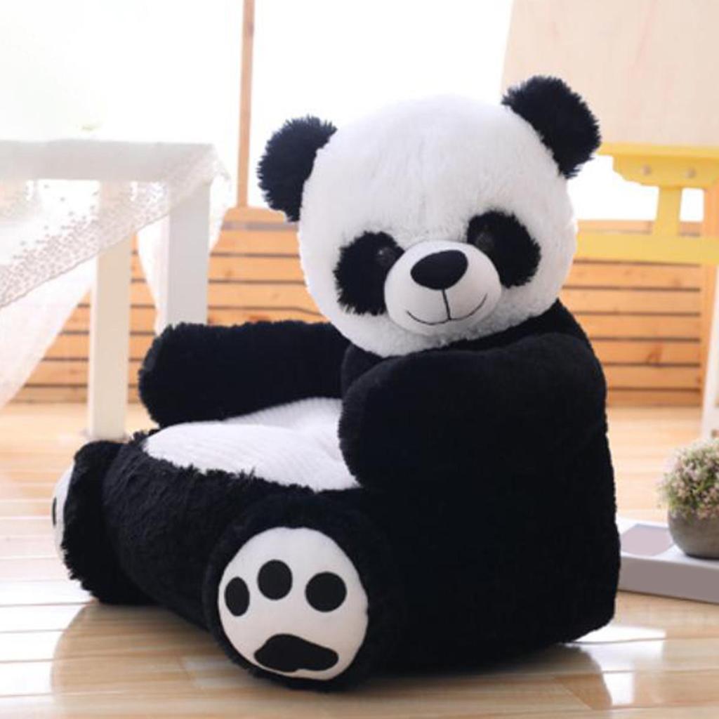 Children Baby Cartoons Panda Small Sofa Chair Learning Sitting Cuddling Size 19x19x17.7inch