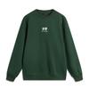 Li Ning Sports Lifestyle Series Letter Print Pullover Warm Casual Long Sleeve Crewneck Fleece Sweatshirt Unisex Sweatshirt Maple-Green AWDU925-16