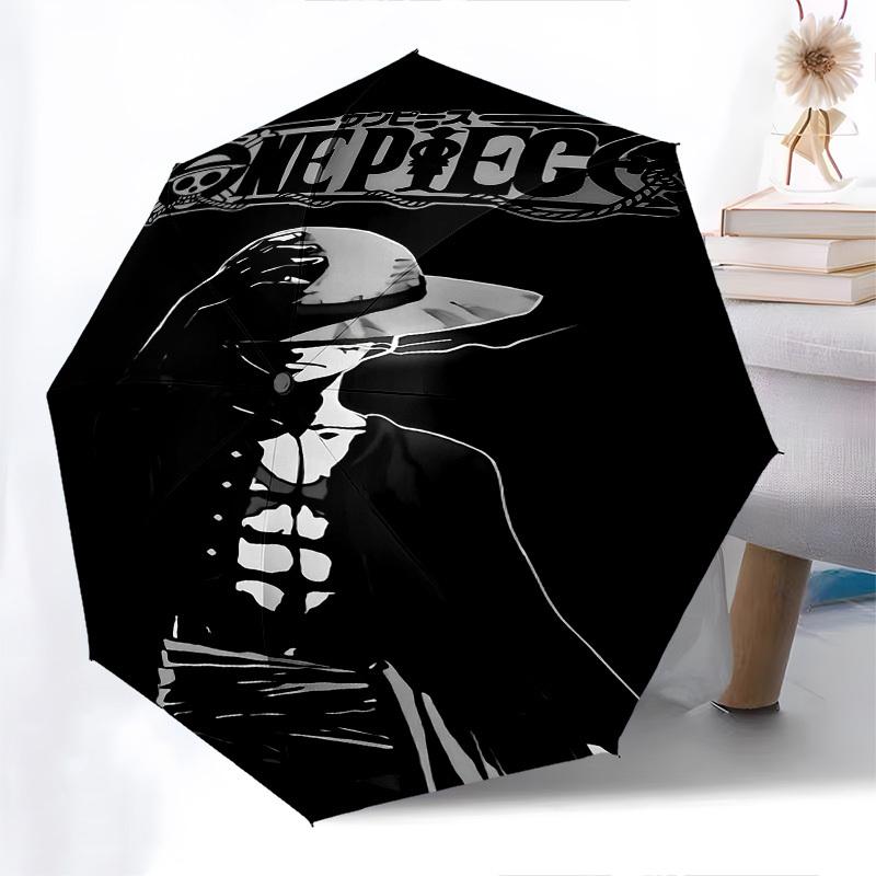 1pc ONE PIECE Automatic Open Close Umbrella with 8-Rib Windproof Canopy Compact Portable Travel Umbrella10326