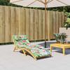 Sun Lounger Cushion Multicolored 180 X 60 X 4 Cm Oxford Fabric