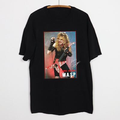 Chris Holmes of Wasp 80s LA Metal Short Sleeve All Size Unisex Shirt