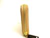 Authentic Salvatore Ferragamo Gancini Light Camel Leather Round Zip Wallet #b134    Open box