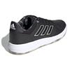 Adidas Neo Gametalker Round Toe Lace-Up Synthetic Leather Non-Slip Wear-Resistant Low-Top Basketball Shoes Men Sneakers Black White FY8585