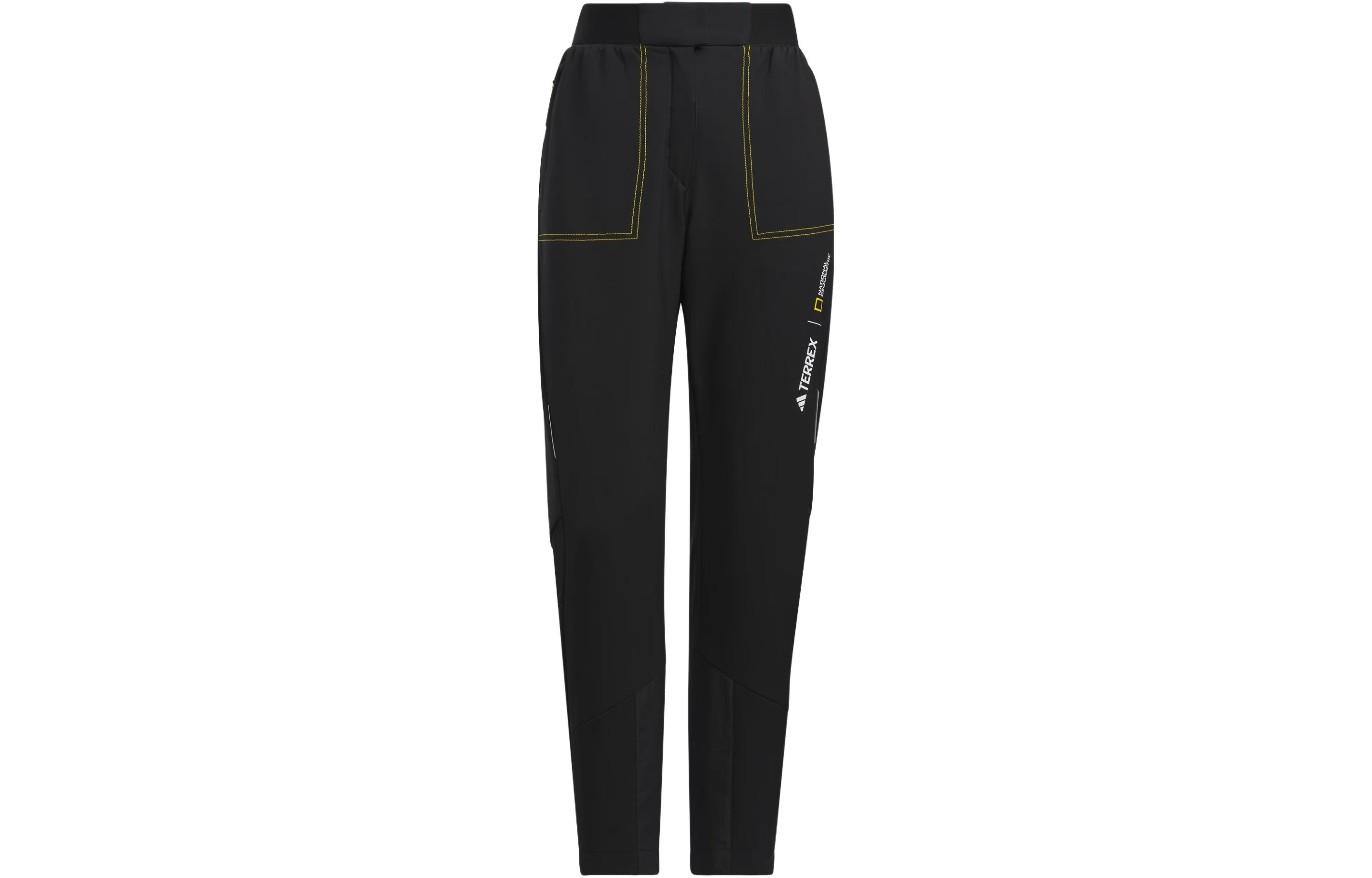 Adidas National Geographic Co Branded Section Sports Pants Women s Black Moderate IL8987 L