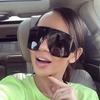Newest Design Big Frame Oversized Sunglasses Women Luxury Brand Large Flat Top Sun Glasses Trendy Square Gradient Shades