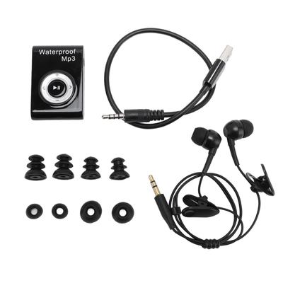 Swimming MP3 Player 8GB Memory Multifunctional Portable Underwater Music Player with Headphone for Diving Surfing