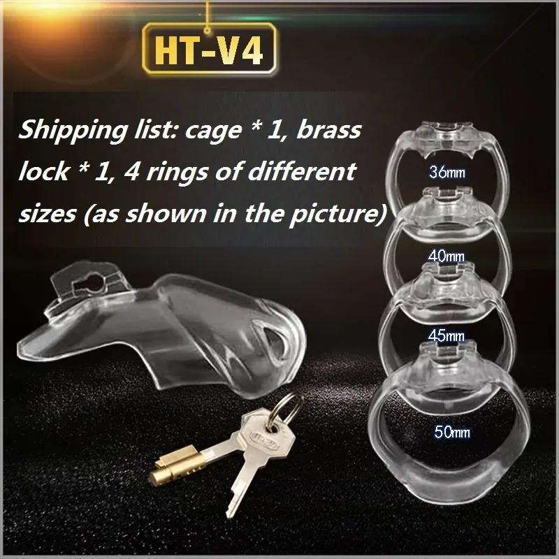 Pink Resin Male Chastity Device Penis CB Lock BDSM Training Escape-Proof Urethral Devices Cock Cage SM Adult Sex Toy Gay Sexshop