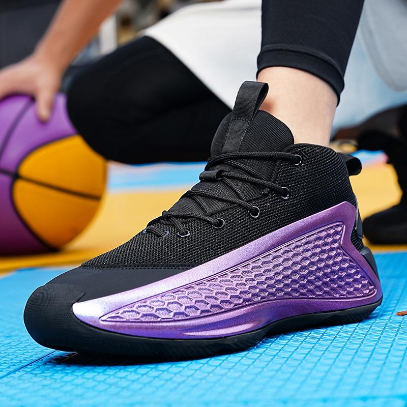 New Basketball Shoes Edwards 1st Generation Boys and Teenagers Sports Running Shoes Cement Actual Combat Shoes