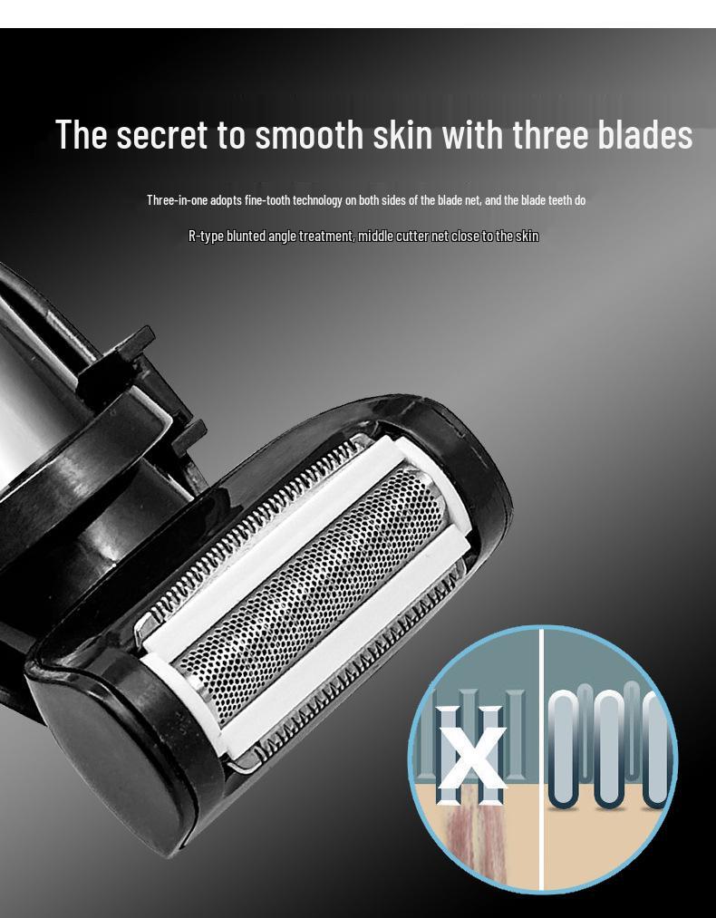 2024 USB Rechargeable Electric Back Shaver - Waterproof with Handle