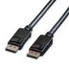DisplayPort Cable - ROLINE - 3 M - Male To Male - Black - Compatibility: Laptop - Usage: TV