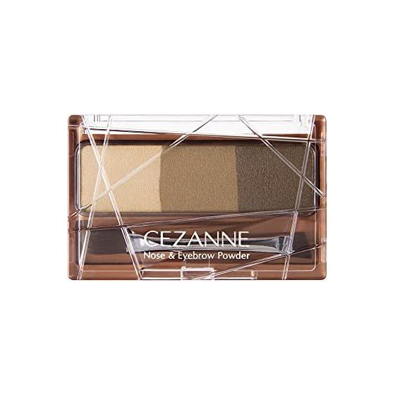Cezanne Nose & Eyebrow Powder 01 Camel 3g Eyebrow Powder with Nose Shadow