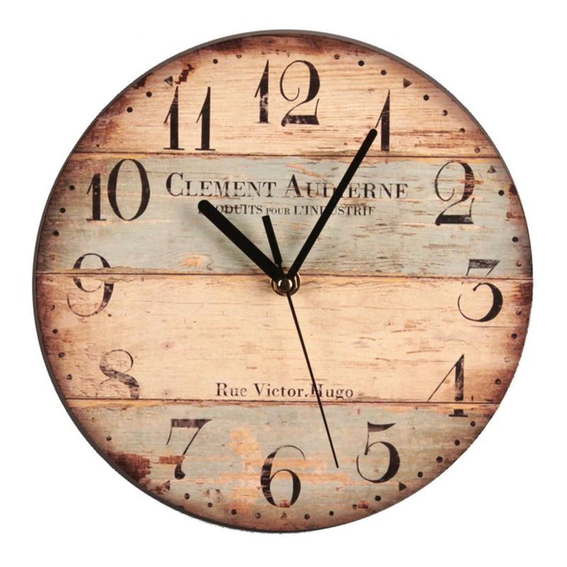 Wall Wooden Clocks Brief Design Silent Home Cafe Office Wall Decor 9inch Wall Art Large Wall Clocks 23cm Coffee Houses