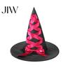 Creative Halloween Witch Hat, Reusable Oxford Cloth Pointed Wizard Hat for Costume, Carnival, Masquerade, Cosplay Party Stage Performance Costume