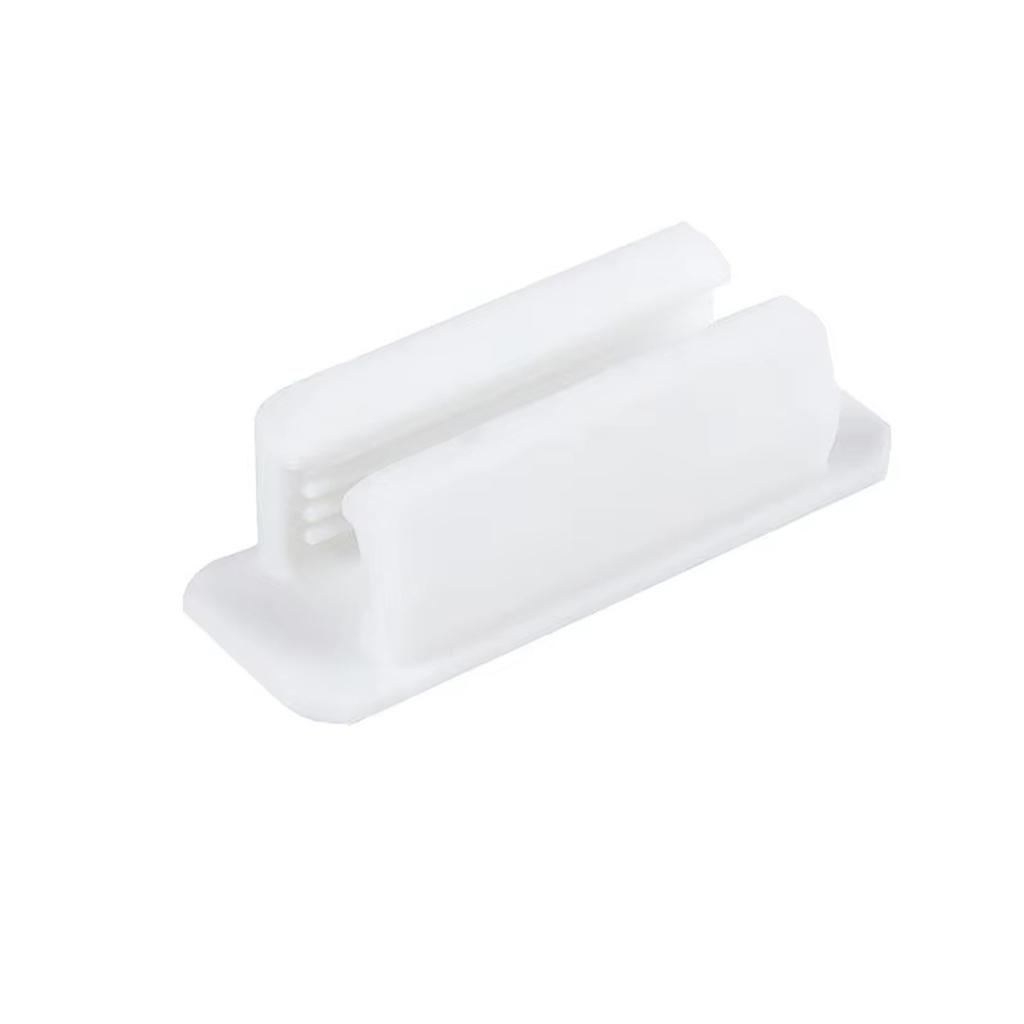 Self-Adhesive Silicone Pen Clip Wall Mounted Pencil Clip Desktop Pen Ballpoint Pen Storage Holder Home Organizer