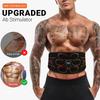 ABS Stimulator EMS Abdominal Muscle Trainer Body Waist Slimming Belt Weight Lose Muscle Toner Fitness Equiment USB Recharge