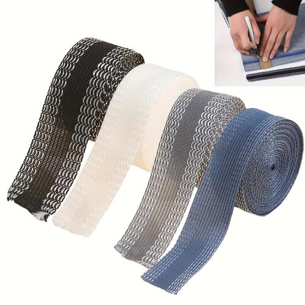 4-Pack 2M Self-Adhesive Pant Mouth Paste Pants Edge Repair Iron-On Hem Clothing Tape No Sew Hemming Fabric Fusing Tape Sewing