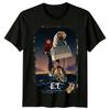 ET the Extra-Terrestrial (1982) Movie Poster Inspired T-Shirt Retro Tee Unisex