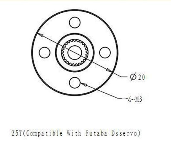 17kg Biaxial Servo for Educational and Entertainment Robots, Smart Robot Servo (270°)
