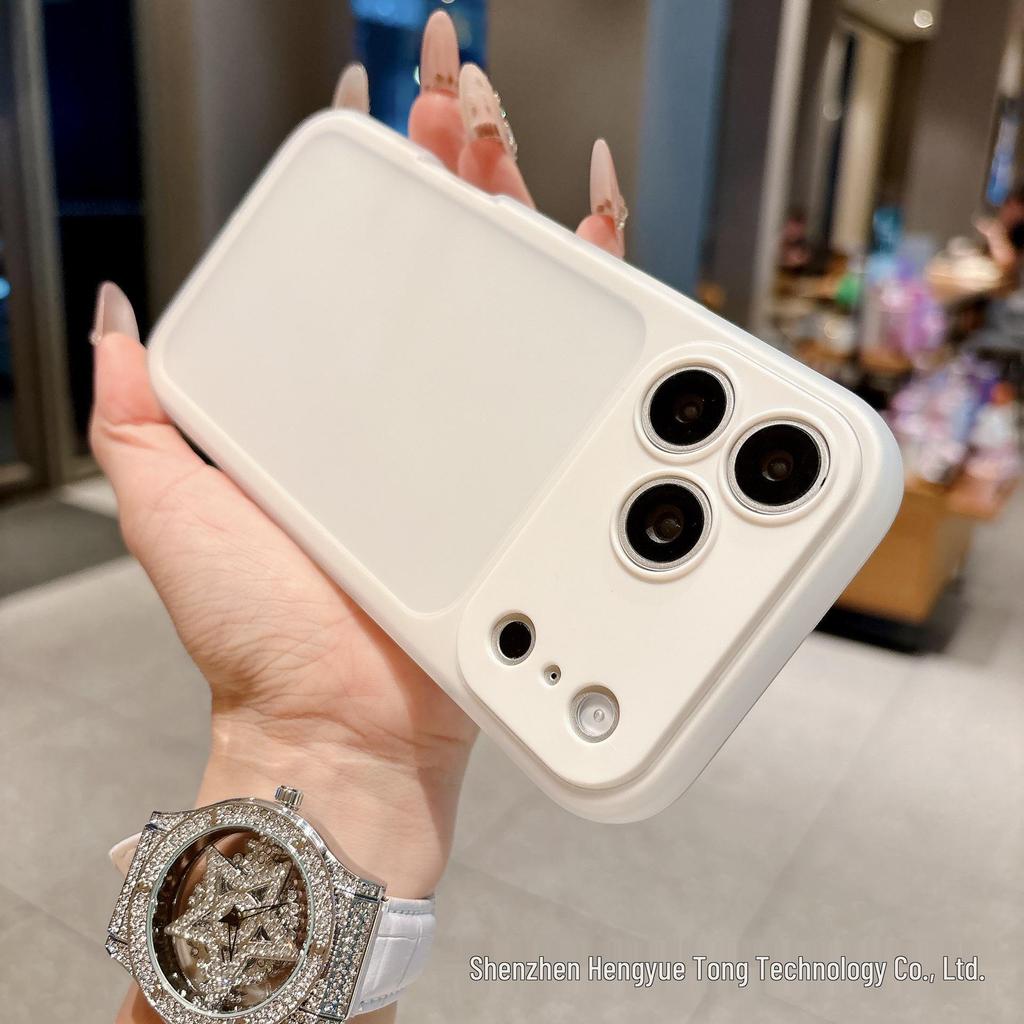 iPhone 17 Skin-Feel Matte Protective Case with Large Window for Apple 15/16