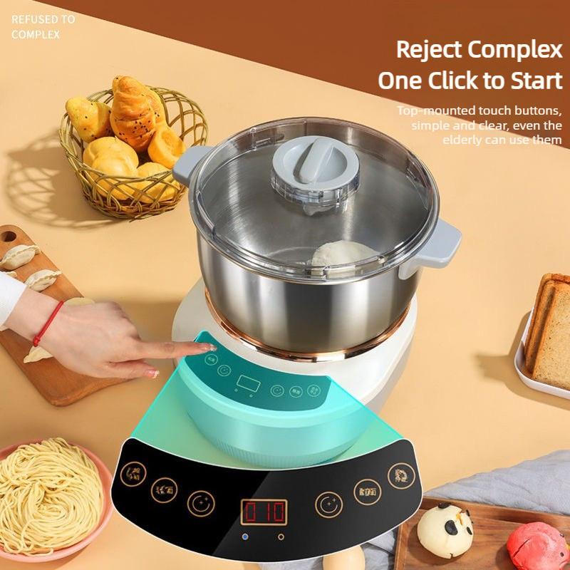 Household Flour-Mixing Machine Small Intelligent Kneading Dough Automatic Stirring and Dough Fermentation Integrated Mixer