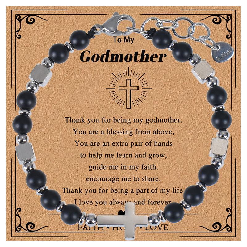 JYL TS Bracelet Protection  Obsidian Beads Shields Against Negativity frosted