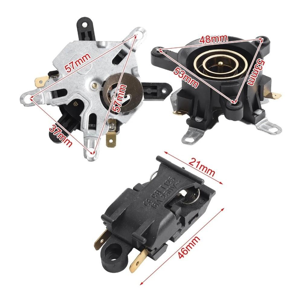 3Pcs/Set Temperature Control Kettle Thermostat Switch Switch Connector Kit Home Appliance