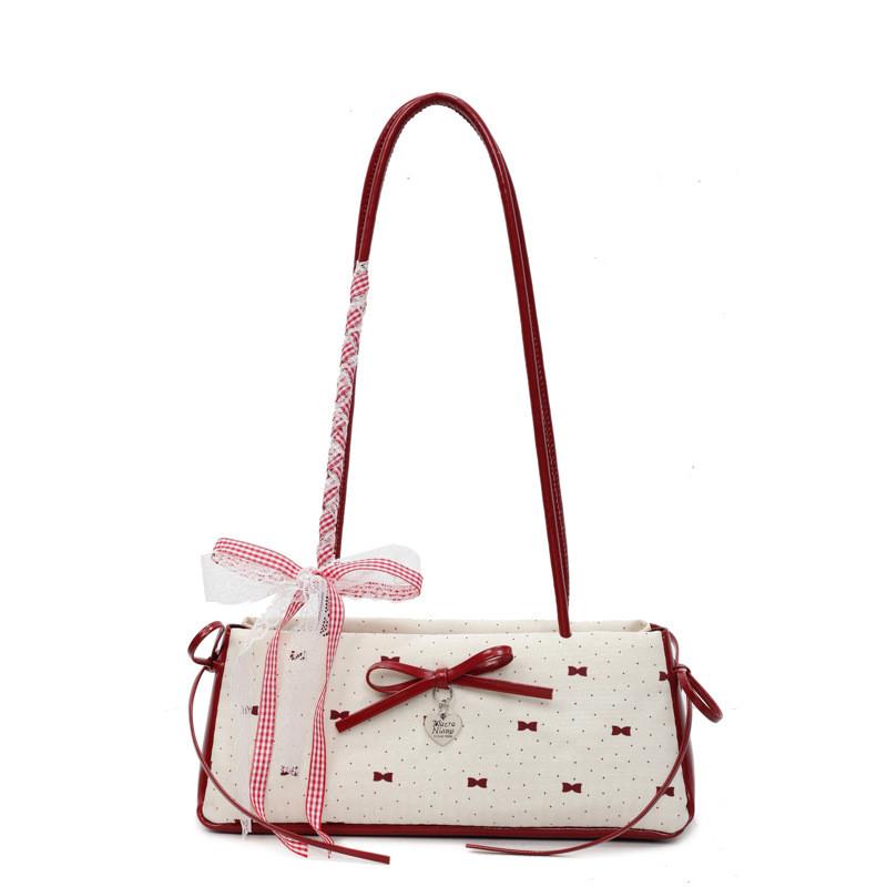 IELGY Single shoulder bag for women simple and versatile sweet and stylish armpit bag
