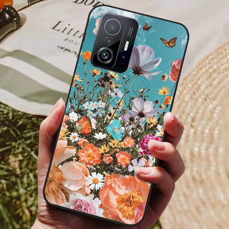 Für Xiaomi 11T Pro Hülle Für Xiaomi mi 11T Pro Hüllen Stoßfestes Silikon Weiches TPU Handy Rückseite Abdeckung Für Xiaomi 11T Pro Fundas