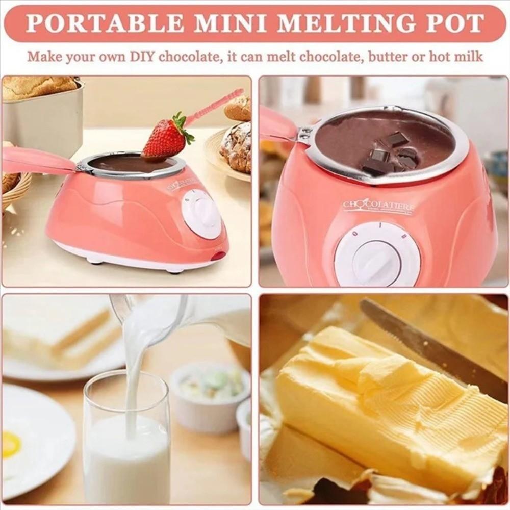 Mini Size Chocolate Melting Pot Electric Warmer Machine Multi-Purpose Cheese Pot Wax Heating