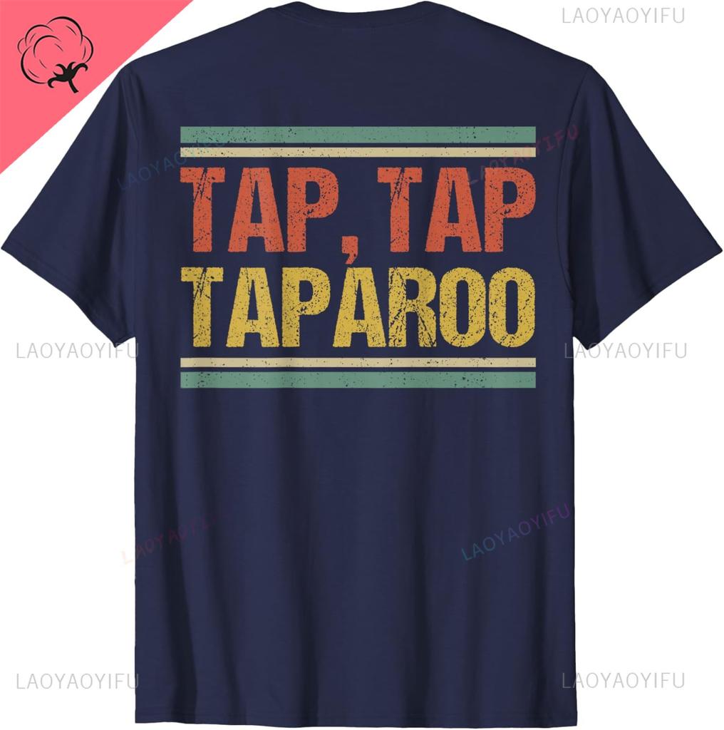 (2 Sided) Just Tap It In Tap Tap Taparoo Funny Golf Tshirt Front And Back Patterns Cotton Unisexs Tshirts Camiseta