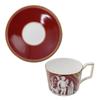 Wedgwood Renaissance Red Teacup Saucer Accent & (Used) [Used]