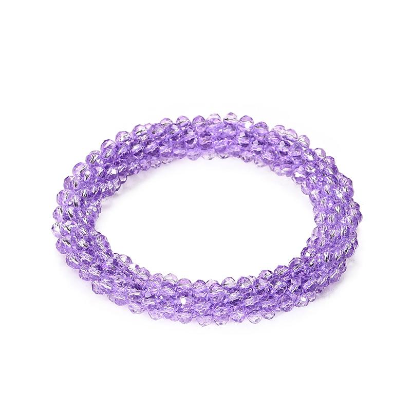 Boho Elastic Bracelets & Bangles For Women Vintage Stretch Bohemian Femme Crystal Glass Beads Bracelets Party Jewelry Gift