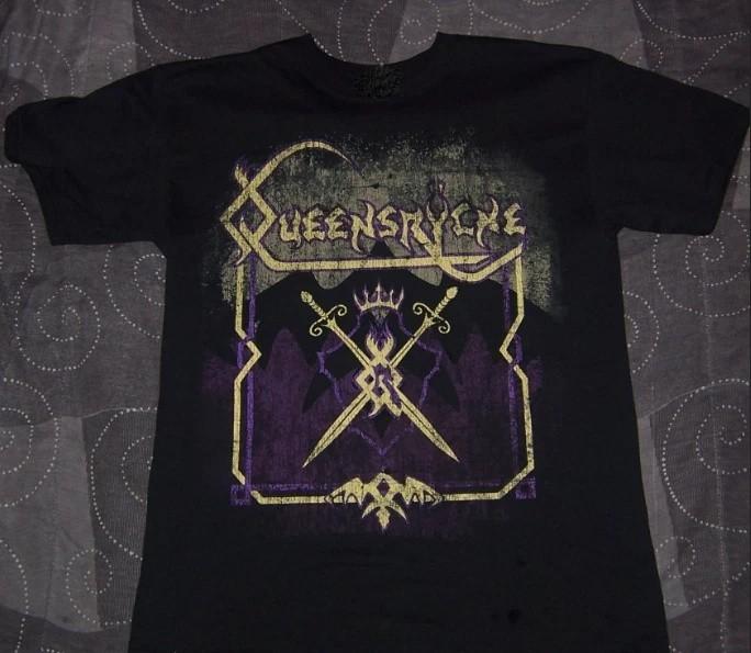 Vintage Queensryche 30th Anniversary Tour Cotton Black Unisex Shirt