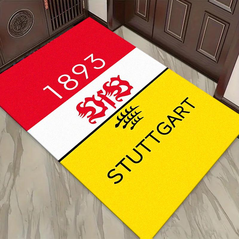 VfB Stuttgart Tapijt Vloerkleed voor Woonkamer Slaapkamer Huis Bank Decoratie, Kinderen Spelen Antislip Vloermat