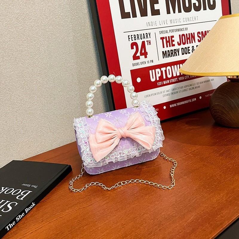 Handbag Small Girls Pu Material Kids Cute Designer Mini Shoulder Bag School For