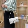 2025 One-shoulder Cross-body Bag High-end Leather All-matching Fashionable Small Square Popular Underarm